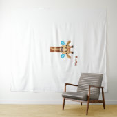 Tenture visage de girafe en pleurs émotionnels (En situation (horizontale))