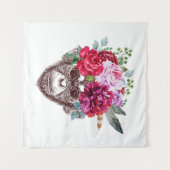 Tenture Visage de singe de fleur (Devant (Horizontal))