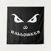Tenture visage effrayant de Halloween terrifiant (Devant)
