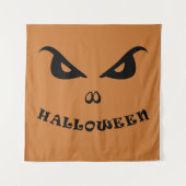 Tenture Visage effrayant et effrayant d'Halloween (Devant)