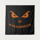 Tenture Visage effrayant et sinistre d'Halloween (Devant)