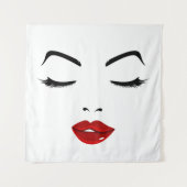 Tenture Visage élégant (Devant)