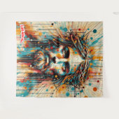 Tenture Visage inimique du Christ (Devant (Horizontal))