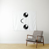 Tenture Visage souriant (En situation (horizontale))