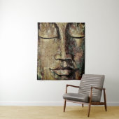 Tenture Visage tribal Abstrait (En situation)