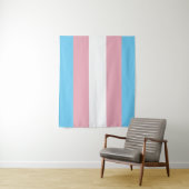 Tenture Visibilité du drapeau de fierté transgenre de Slip (En situation)