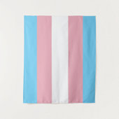 Tenture Visibilité du drapeau de fierté transgenre de Slip (Devant)