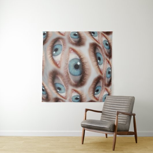 Tenture Vision psychédélique : illusion de l'oeil Abstrait (En situation (horizontale))