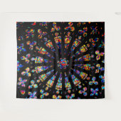 Tenture vitraux de l'église couleurs (Devant (Horizontal))