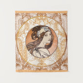 Tenture Vitre tendue par Alphonse Mucha (Devant)