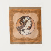 Tenture Vitre tendue par Alphonse Mucha (Devant)