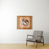 Tenture Vitre tendue par Alphonse Mucha (En situation (horizontale))