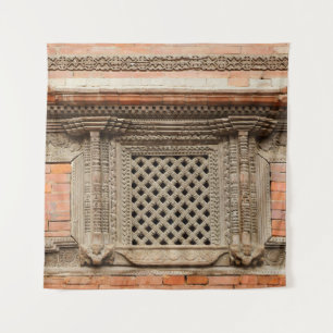 Tenture Vitrine ancienne dans la cour de Nasal Chowk de Ha