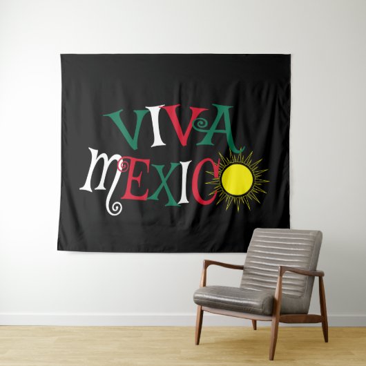 Tenture Viva Mexico (En situation (horizontale))