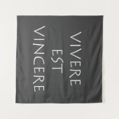Tenture Vivere est vincere (Devant (Horizontal))
