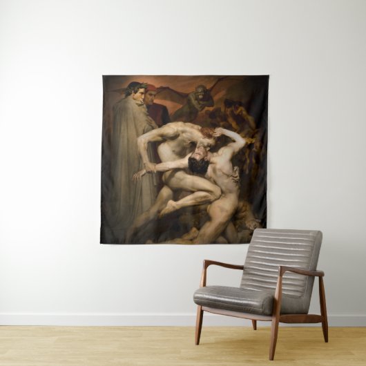 Tenture Vivid Retro - Dante et Virgil (En situation (horizontale))