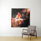 Tenture Vivid Retro - La Dame de Shalott (En situation (horizontale))