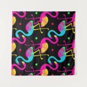 Tenture Vivid tropical, exotic hawaiian seamless pattern w (Devant (Horizontal))