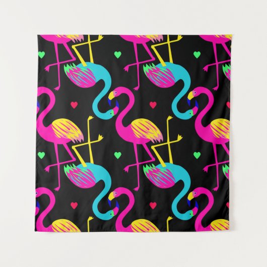Tenture Vivid tropical, exotic hawaiian seamless pattern w (Devant)
