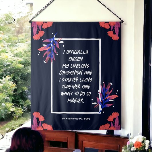 Tenture Vivre ensemble