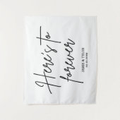 Tenture Voici l'arrière-plan de mariage pour toujours Céré (Devant)