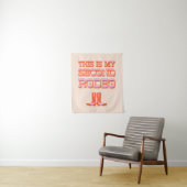 Tenture Voici My Second Rodeo (+ bottes de cowboy) (En situation)