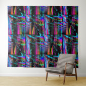 Tenture Voile psychédélique.... (En situation (horizontale))