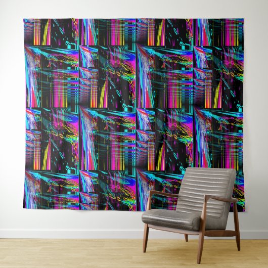 Tenture Voile psychédélique.... (En situation (horizontale))