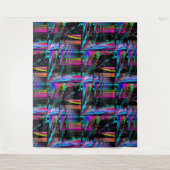 Tenture Voile psychédélique.... (Devant)