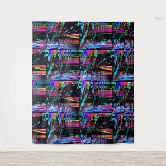 Tenture Voile psychédélique.... (Devant)