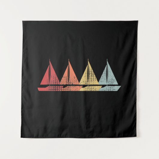Tenture Voilier Bateau Rétro (Devant)