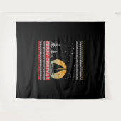 Tenture Voilier Voile Vilant Vilain Noël Vilain Cadeau (Devant (Horizontal))