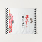 Tenture Voiture de course Deux Anniversaire Rapide Context (Devant (Horizontal))