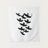 Tenture Vol de pigeons (Devant)