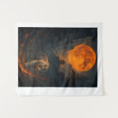 Tenture Volcanic White Tiger Premium Wall Art – Fine Art C (Devant (Horizontal))