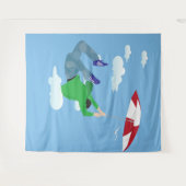 Tenture Voler comme un oiseau (Devant (Horizontal))