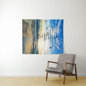 Tenture Voler Les Oiseaux Dans La Prière Sérénité Du Ciel (En situation (horizontale))