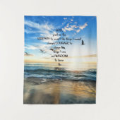 Tenture Voler Les Oiseaux Dans La Prière Sérénité Du Ciel (Devant)