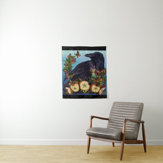 Tenture Vols de Fantaisie Raven Faée (En situation)