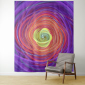 Tenture vortex floral (En situation)