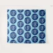 Tenture Vote 2022 Élection Cinq étoiles bleu non-partisan (Devant (Horizontal))