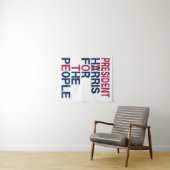 Tenture Vote Harris | Président du peuple (En situation (horizontale))