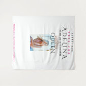 Tenture Vote Homecoming Queen Pink HOCO Contexte photo (Devant (Horizontal))