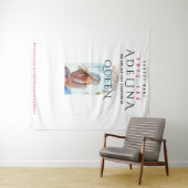 Tenture Vote Homecoming Queen Pink HOCO Contexte photo (En situation (horizontale))