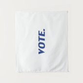 Tenture "Voter" bleu blanc (Devant)