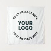 Tenture Votre logo, conception, photo, oeuvre d'art ou aut (Devant)