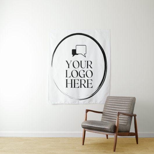Tenture Votre logo ici (En situation)