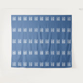 Tenture Votre logo ou image | Motif de bandes verticales (Devant (Horizontal))