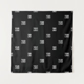 Tenture Votre logo ou n'importe quelle image | Bandes diag (Devant)