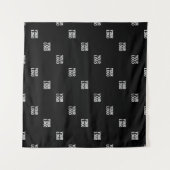 Tenture Votre logo ou toute image | Bandes diagonales (Devant (Horizontal))